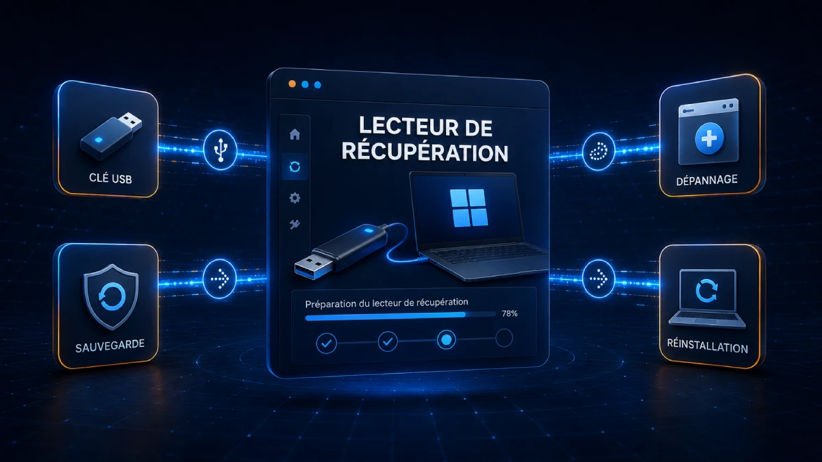 Illustration : Afficher l'écran Android sur un PC Windows 11