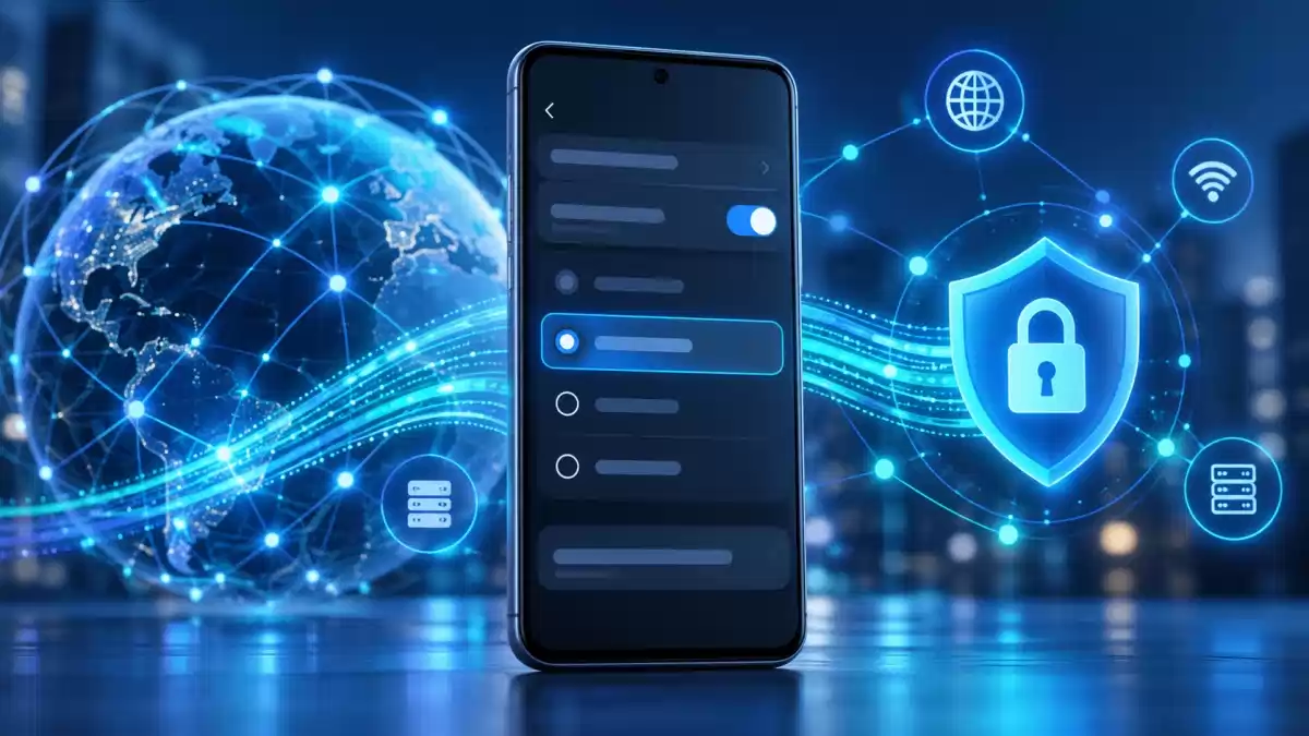 Illustration : Quelle adresse saisir dans DNS privé ? Google, Cloudflare et AdGuard
