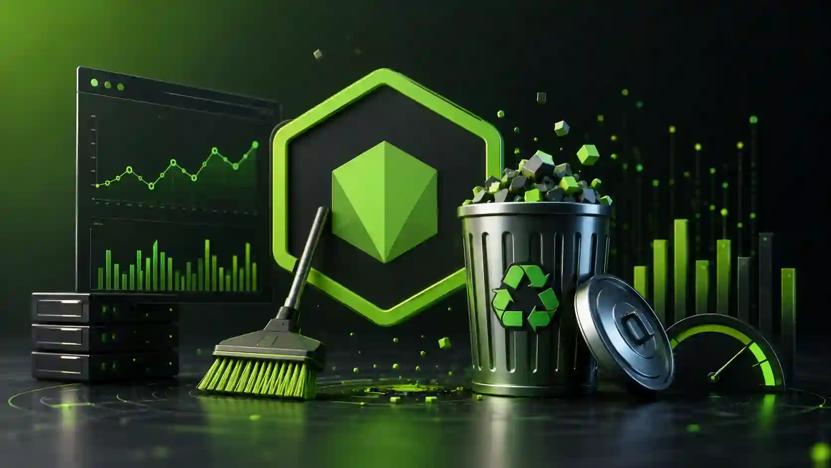 Illustration : Optimiser le Garbage Collector de Node.js en 2026