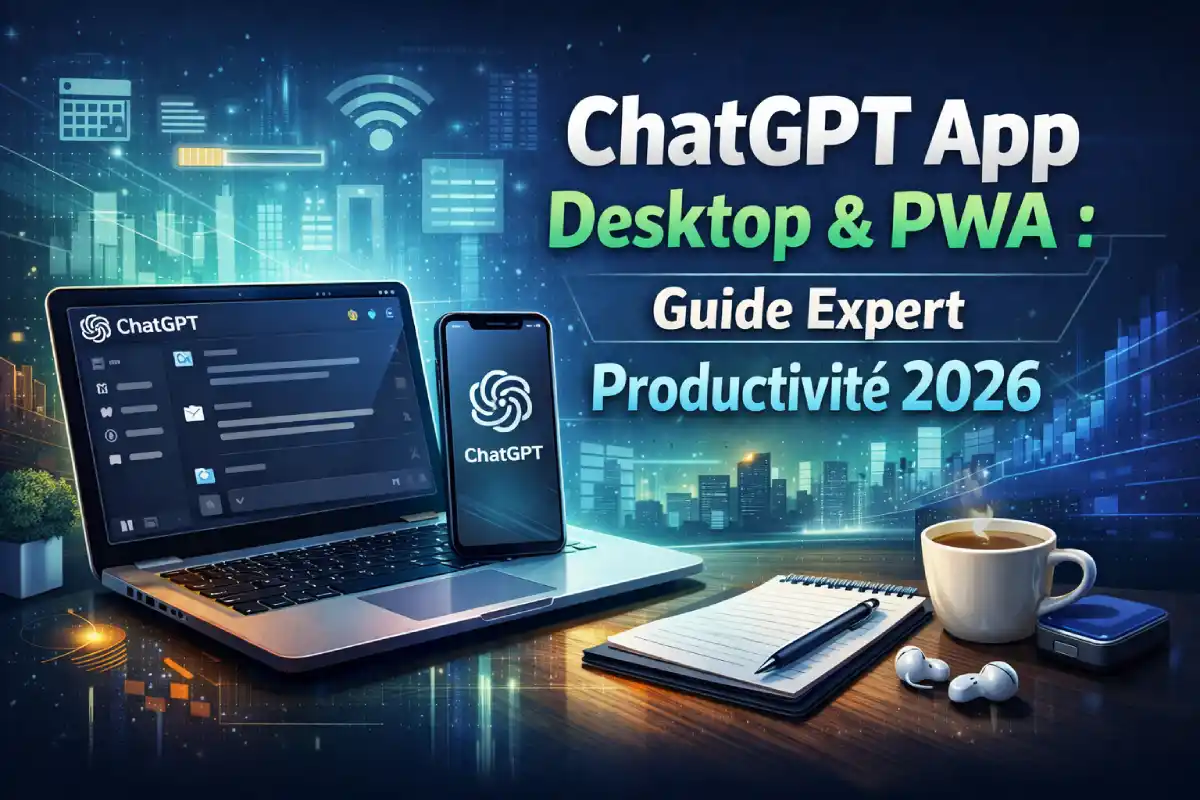 ChatGPT App Desktop & PWA : Guide Expert Productivité 2026