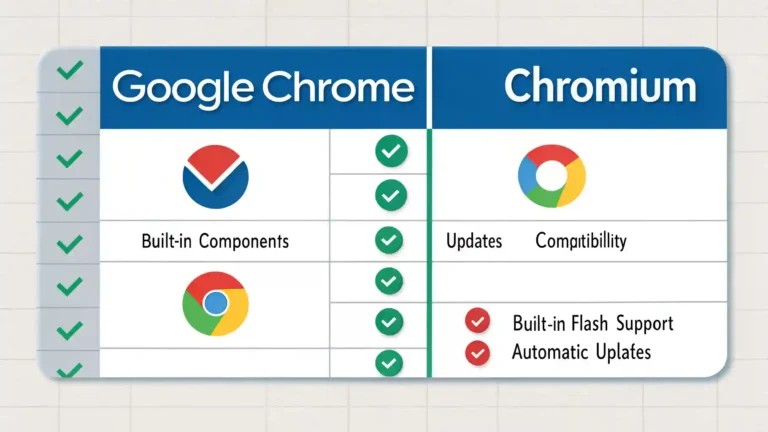 Différence entre Chrome et Chromium