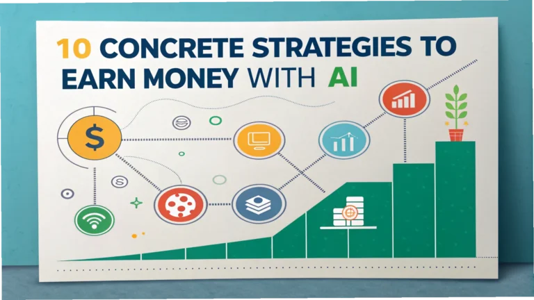 IA pour gagner de l’argent en 10 stratégies concrètes