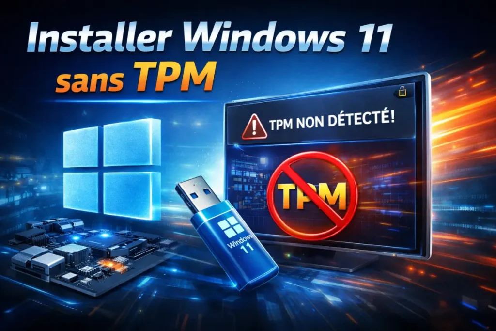 Installer Windows 11 sans TPM