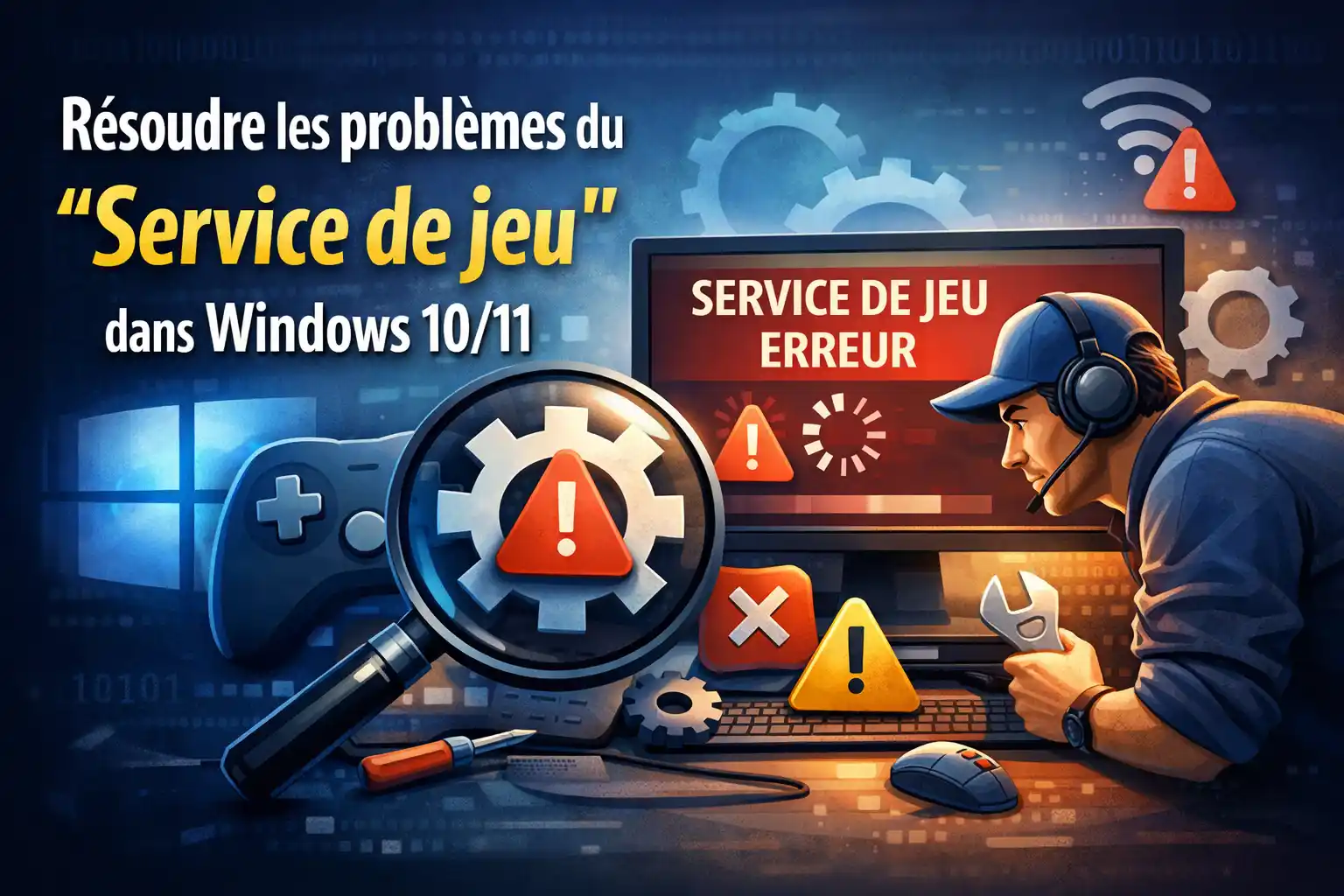 Résoudre les problèmes du “Service de jeu” dans Windows