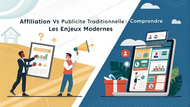affiliation vs publicité traditionnelle