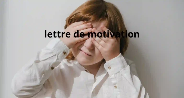 lettre de motivation