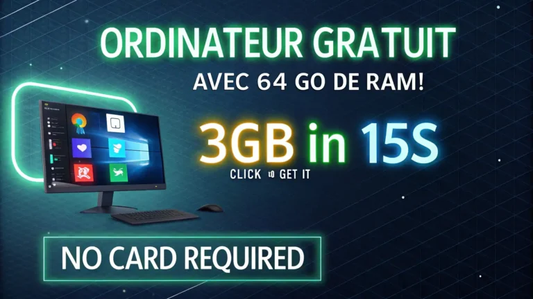 ordinateur gratuit